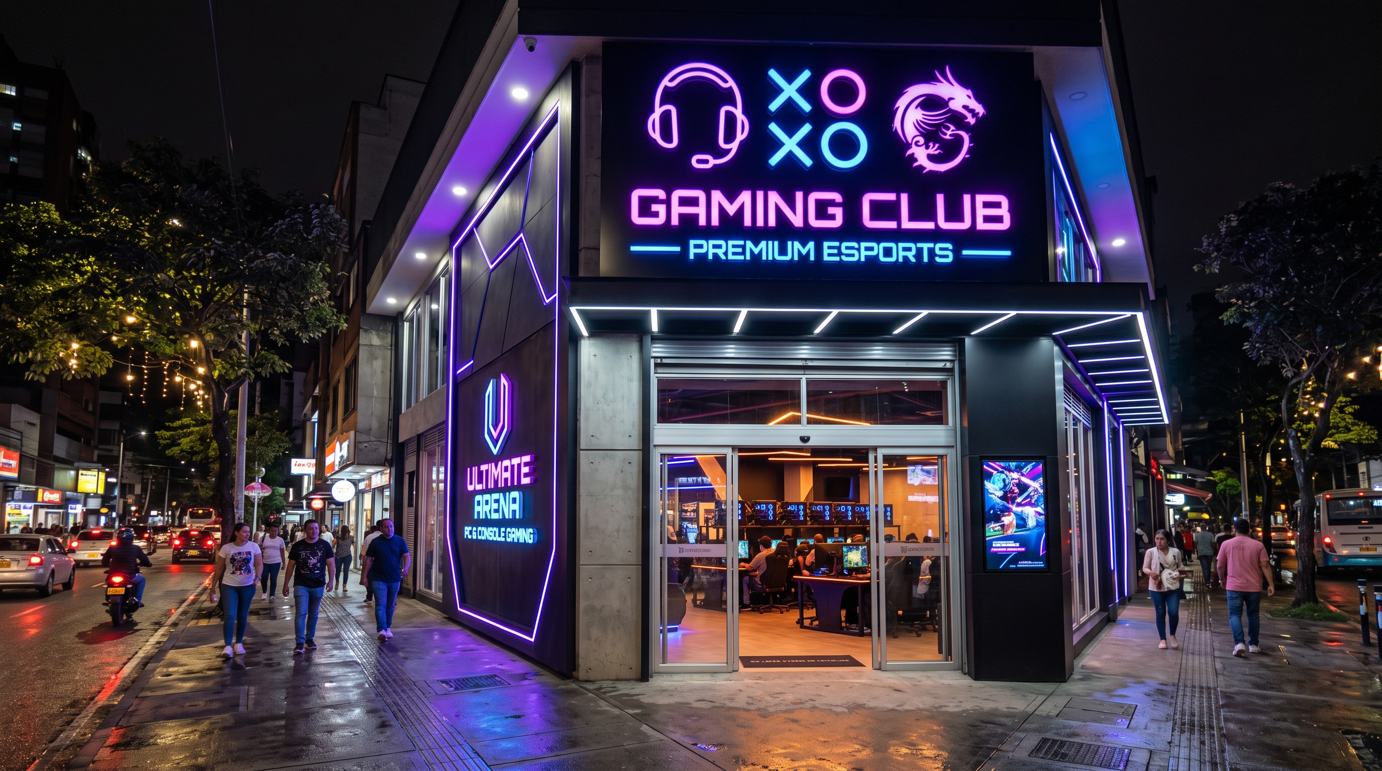 Fachada de GamingPoint PE en San Isidro, Lima
